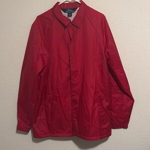 TRI MOUNTAIN COACH’S JACKET in RED